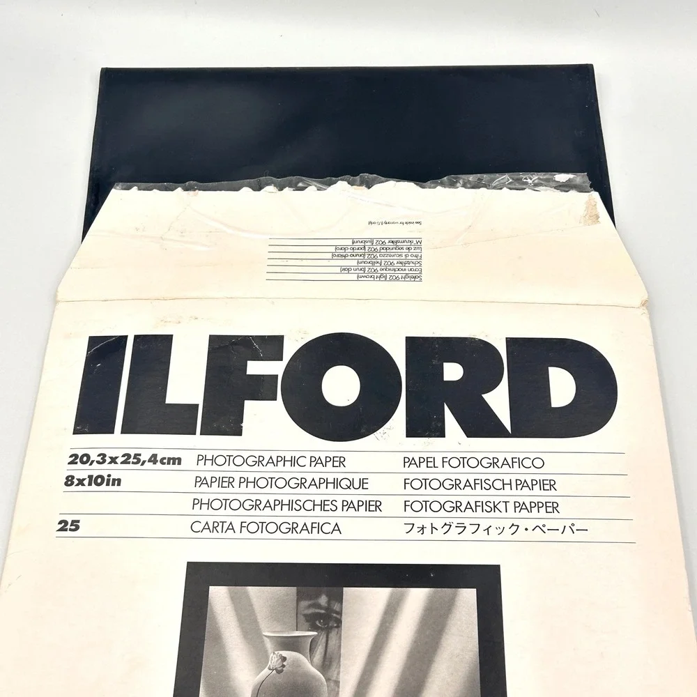 Vintage Ilford Multigrade IV RC De Luxe MGD.44M Photo Paper 8x10 Pearl 10 Sheets